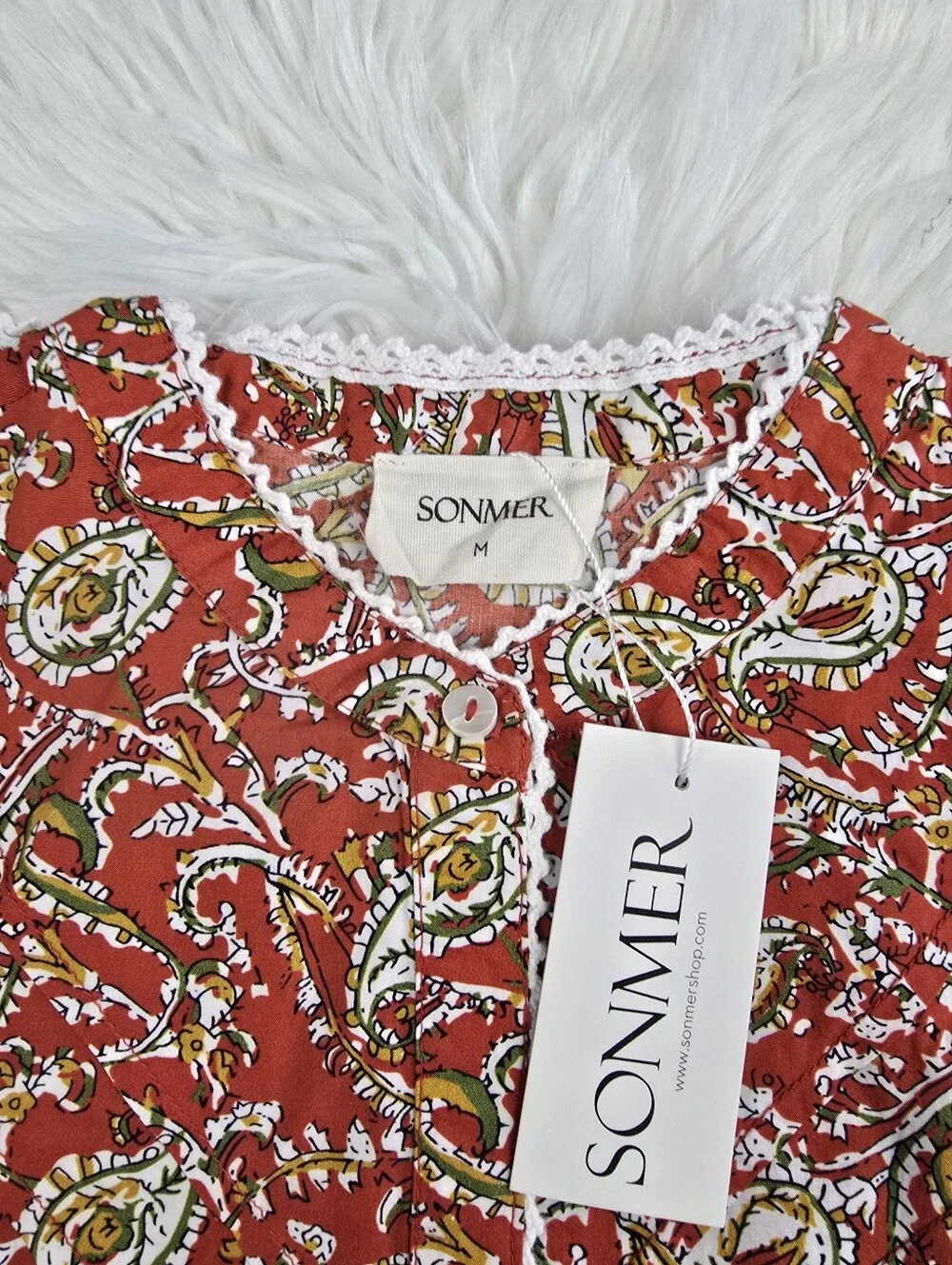 Sonmer Dorthy Blouse Terracotta Medium